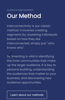 Learn about our methods