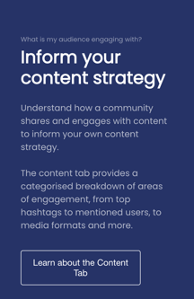 Learn about the Content Tab